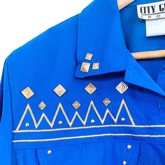 COPY - Blue Vintage Jacket - Picture 2 of 4